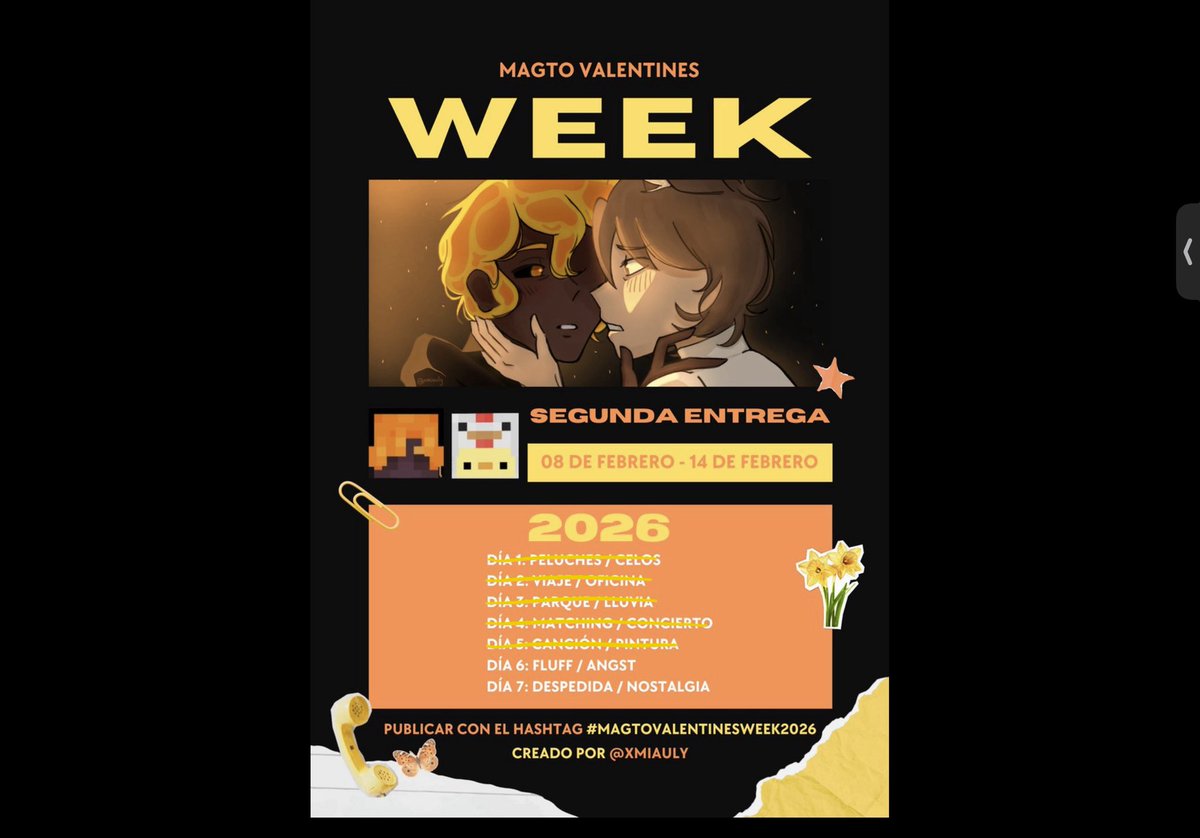 Magto MAGTO WEEK 李 Día 4: Matching #MagtoValentinesWeek2026 #Magto https://t ...