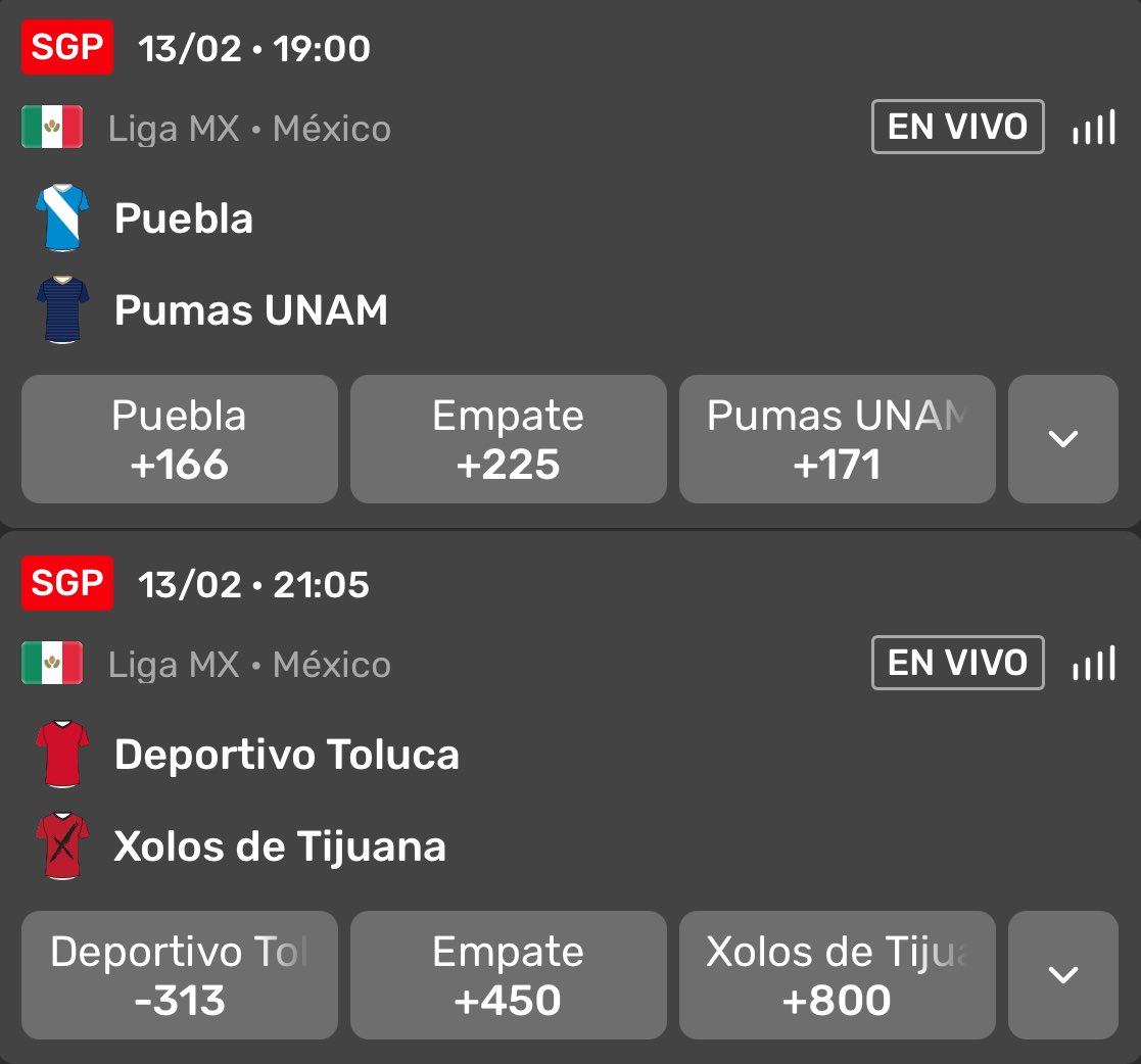 ¡Sobrinos, el día que estaban esperando, llegó!

Regalaré 5 bonos para los que le den Like, RT y comenten con el HT #ViernesDeBonosPlaydoit  como armarán su Parlay para hoy. 

Así de fácil, así de sencillo, los ganadores tendrán que seguirme.