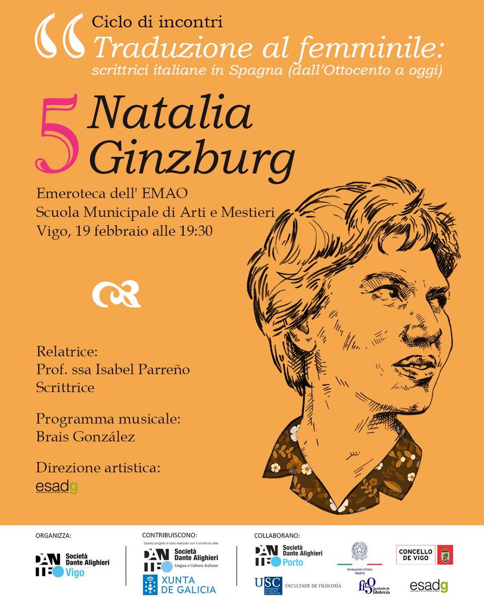 LadanteV's tweet photo. En lengua española la ponente, en lengua gallega los actores, en lengua italiana la proyeccion de textos.
Entrada gratuita hasta completar aforo.
¡Os esperamos!! https://t.co/vNfOkdC1zP