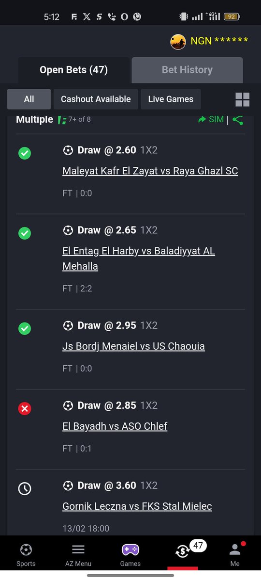 Just imagine, the 8/8 doing well, those fools had to spoil it