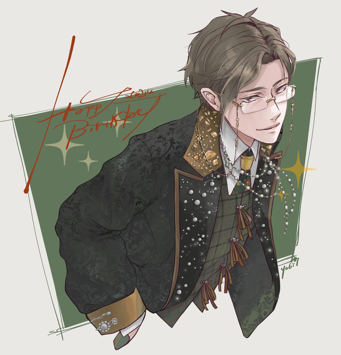 おめでとう大和！描きたい衣装で描いてすみません！
#二階堂大和生誕祭2026
#二階堂大和生誕祭2026