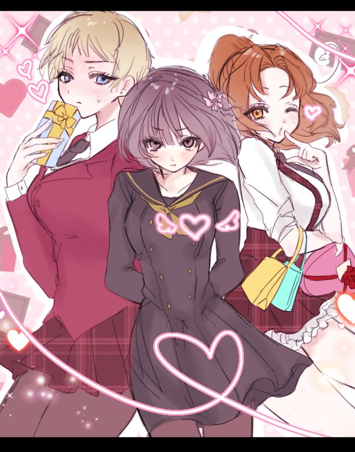 バレンタイン　にょたすうじく🍫💝

　　　「桜があんたにチョコ渡したいって‼︎」