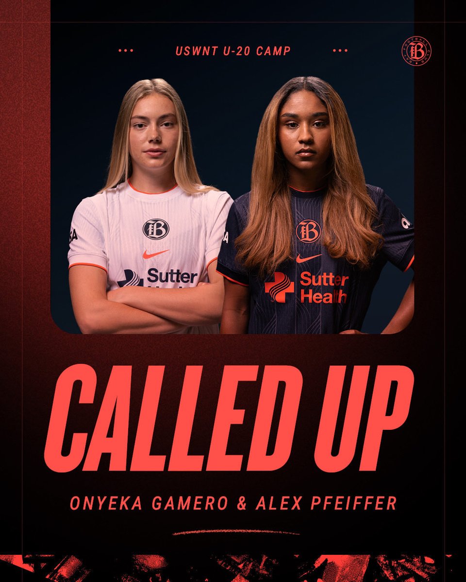 wearebayfc's tweet image. Called up 🫡

#BayFC’s Alex Pfeiffer &amp;amp; Onyeka Gamero have been invited to the U-20 Women’s National Team training camp in Chula Vista, Calif. from Feb. 24 to March 3.

bit.ly/3ZAXFjj