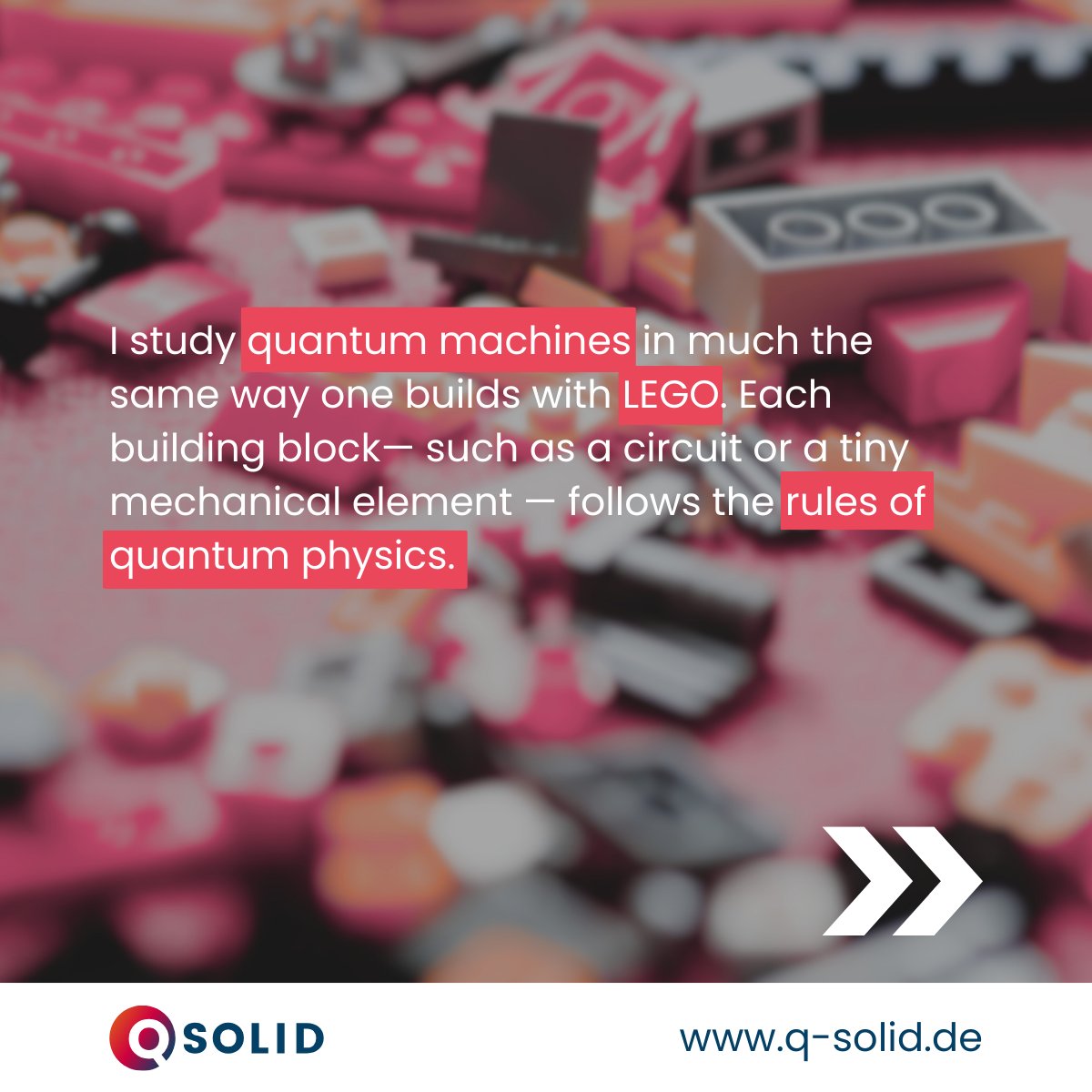 QSolid_DE's tweet photo. 🖥️ 1/2 #WorldComputerDay – and our metaphor series continues!

🔎Take a look at the carousels and find out why our team members Anja Metelmann (KIT) and Kirsten Bark (@HeiQuSim) rediscover LEGO in the quantum world.

#QSolid #QUANTUM https://t.co/hrX6R5UI7X