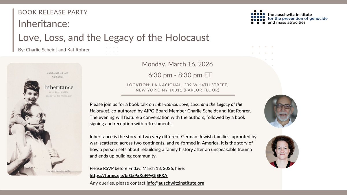 Auschwitz Institute tweet media