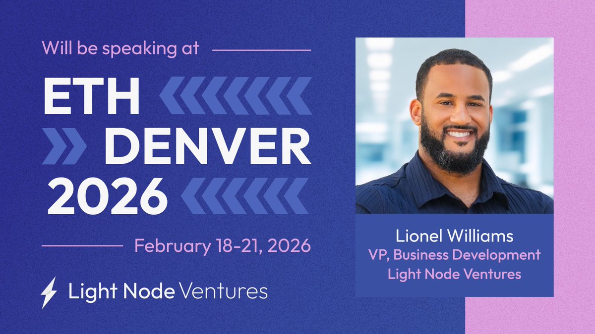 Excited to have our VP of Business Development, <a href="/SirLeoThe1st/">Leo</a> , speaking at <a href="/EthereumDenver/">ETHDenver 🏔🦬🦄</a> 2026! Looking forward to the conversations ahead.
