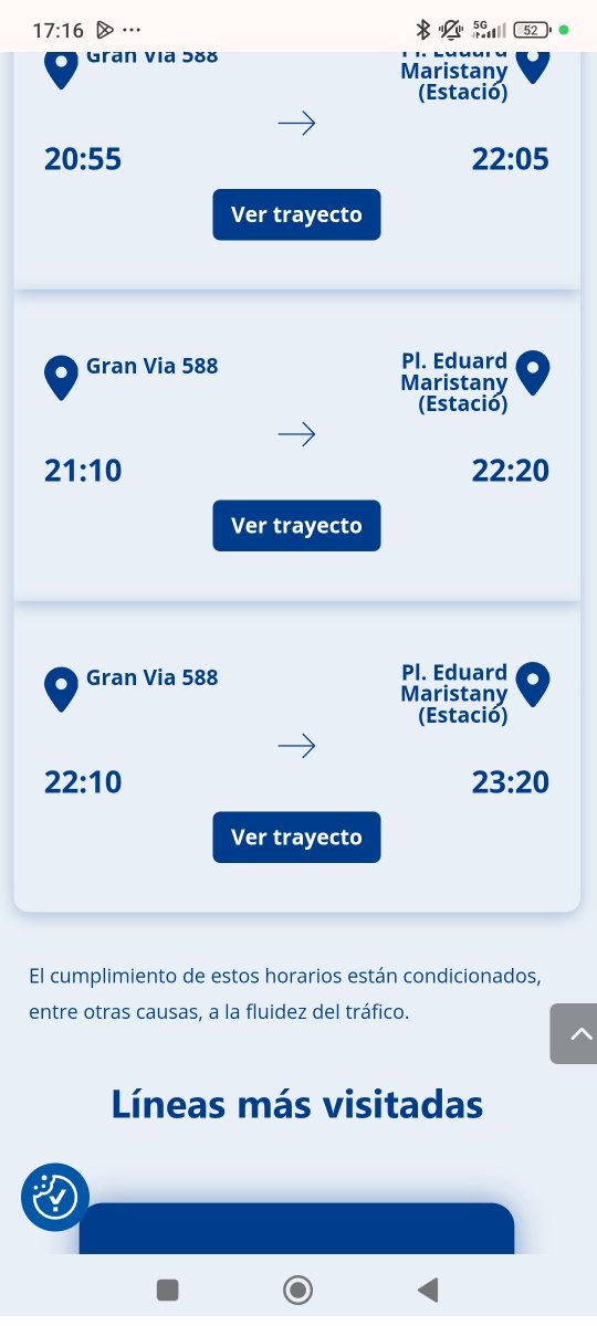 JesusVa01312271's tweet photo. @Sandraajp__ @xelacastell @rodalies El bus que surt a Gran Vía 588. Al costat d'Universitat https://t.co/dCYJdWTekC