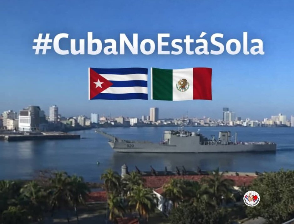 La solidaridad no se puede bloquear. 👇
‼️‼️Gracias México ‼️‼️

#CubaNoEstaSola🤝
#DefendiendoCuba🇨🇺💪❤️
