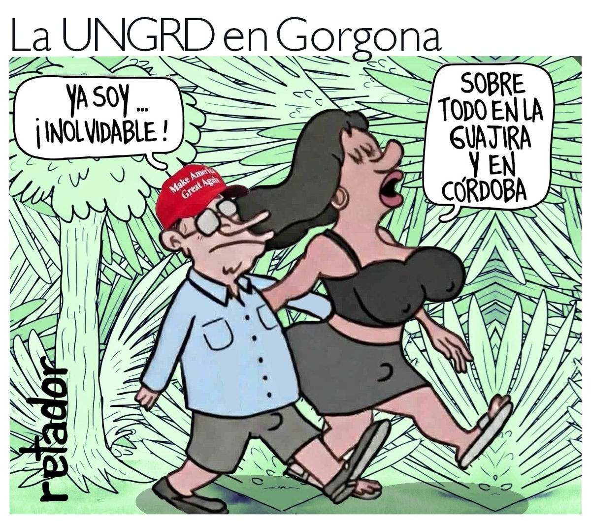 Se robó la UNGRD, dejó a La Guajira sin agua, y ahora, prefiere irse a la Gorgona a satisfacer sus degeneradas aficiones sexuales cuando lo esperan 50 mil familias de Córdoba y el 90% de su propio departamento se encuentra inundado por la emergencia invernal.
¡ Canalla !