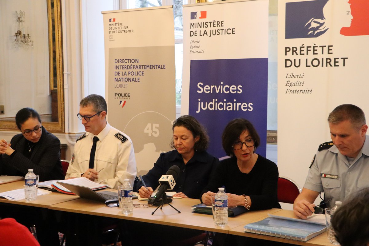 Image de Préfète Centre-Val de Loire et Loiret - Présentation du bilan de la sécurité 2025 #Loiret
✅atteintes aux biens : -5,1%
✅intensification de