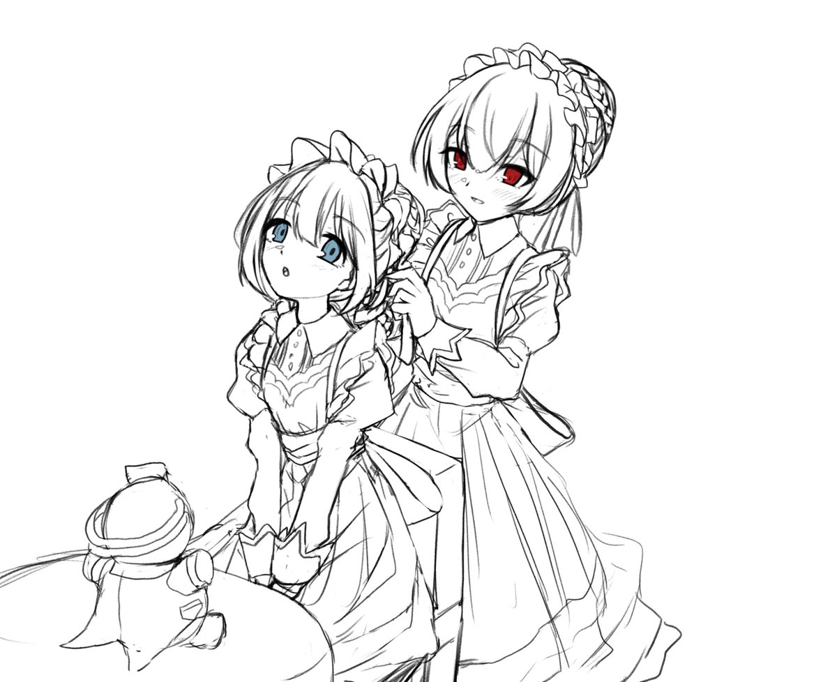 いつか描いたハウスキーピングな凛世とおまけ