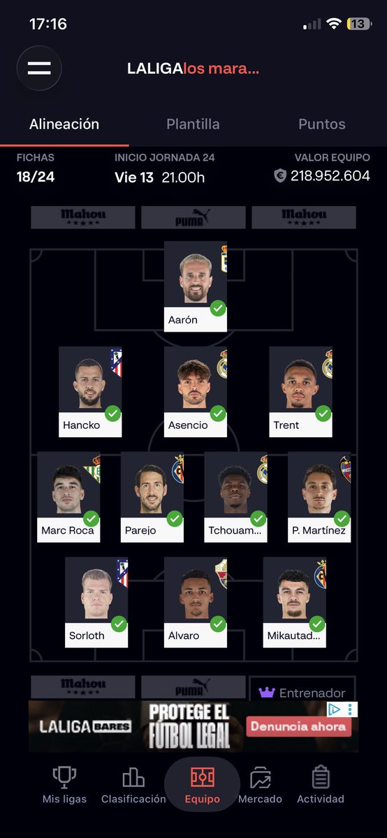 MarcosZacks's tweet photo. @Wizo14_ @MIS7ERMALAKI Algun cambio con banquillo:
Defensas: Herrando, Gerard Martin, Nuñez (Valencia)
Medios: Pol Lozano, Hassan, Fran Beltrán, Gudelj

????? https://t.co/3kG64TTRkH