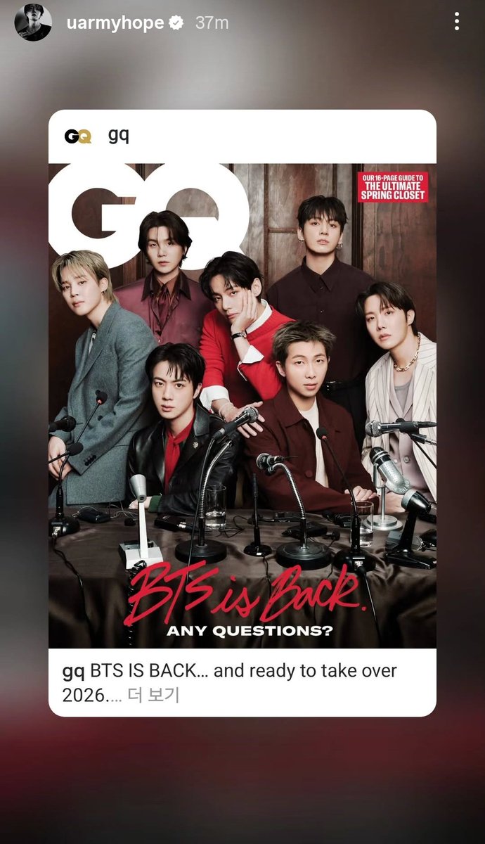 UARMYHOPE - IG STORIES 💜

Hobi love, you stunning, glorious man! 🤩😍🔥

I can't believe it's all so close now #jhope of <a href="/BTS_twt/">방탄소년단</a>! 🥹 
It feels like yesterday, when you announced your HOTS tour, we had the best time with you all through it and look where we're now! 

WE DID IT!