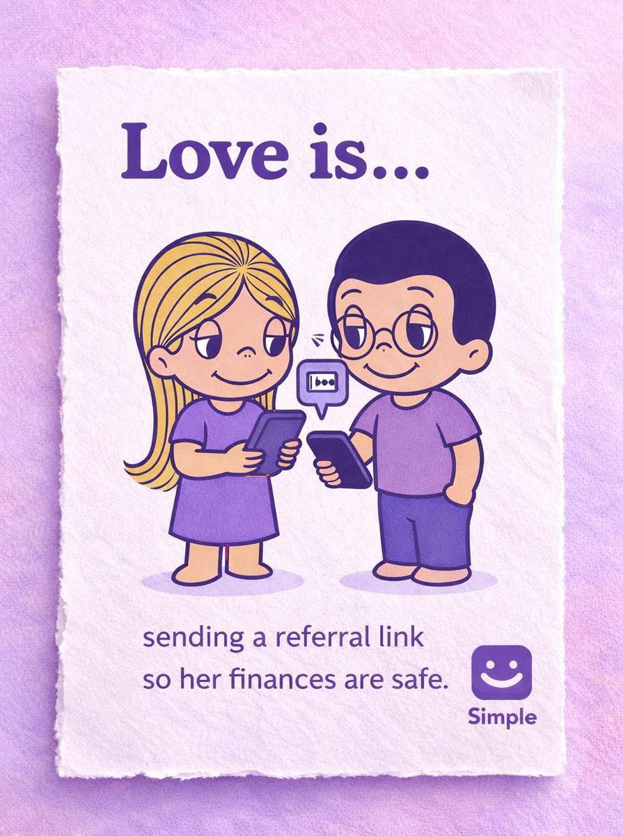 Valentine’s Day is already tomorrow🫶

If you haven’t sent your referral link yet - now is the perfect time.
Tomorrow is the last day to send your referral Valentine. 💜

⏳ Enter by February 15
💜 500 USDC
💜 5 winners, 100 USDC each
💜 Winners selected randomly

Share your