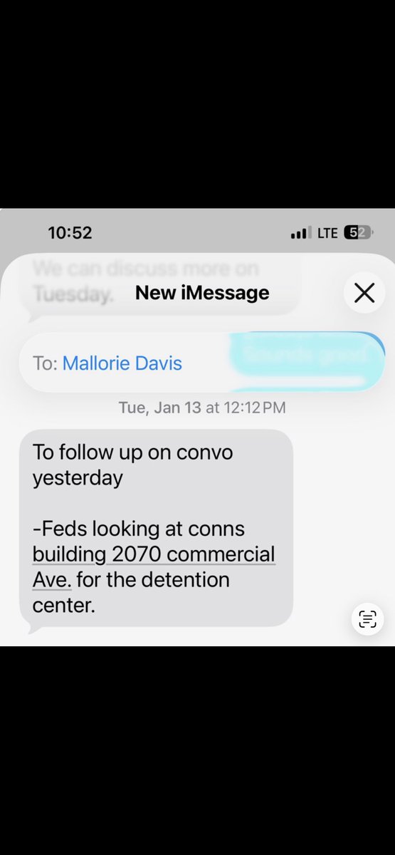 Literally the texts between Mallorie Davis (WBR Planning and Zoning Employee) to Jason Manola (Parish President)