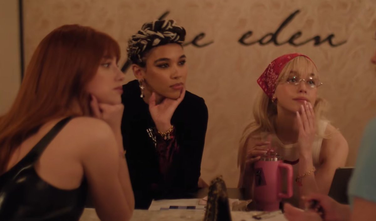 Lili Reinhart, Lola Tung, Victoria Pedretti and Alexandra Shipp in ‘FORBIDDEN FRUITS’

The film follows a witchy femme cult who operate in a mall store’s basement until a new girl threatens their existence.
