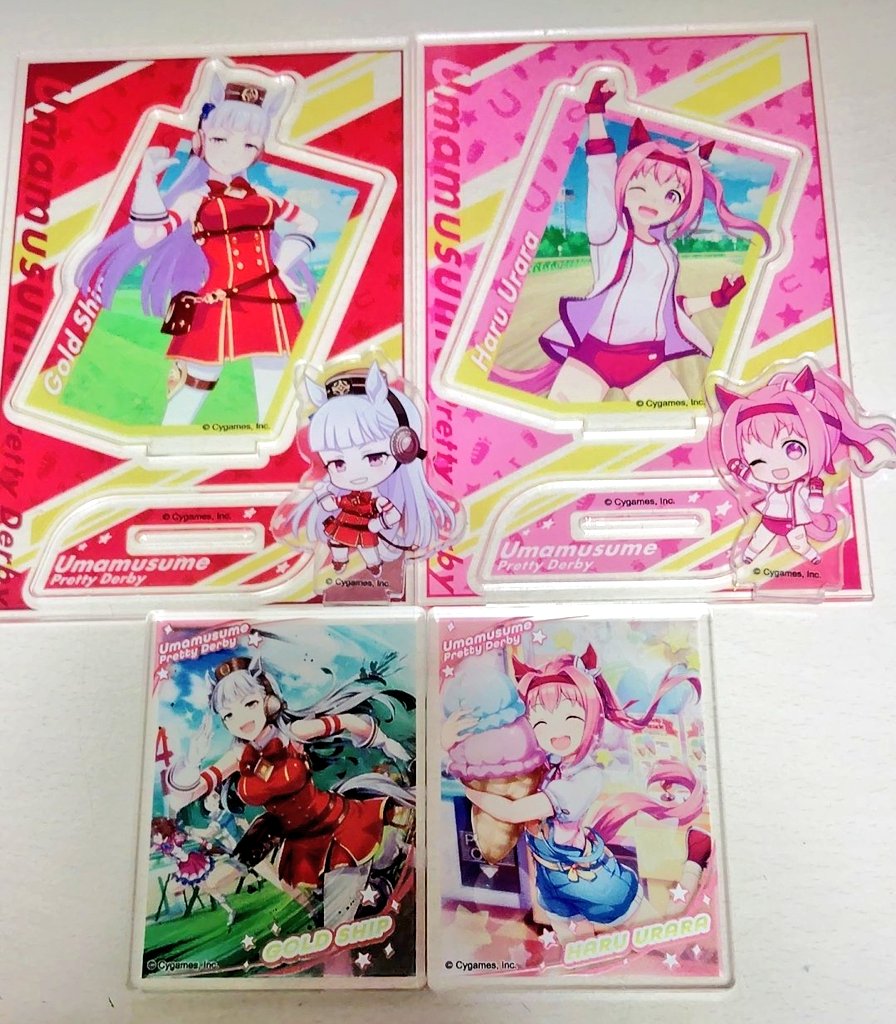 ウマ娘 100均 ダイソー セリア アクリルブロック アクリルスタンド