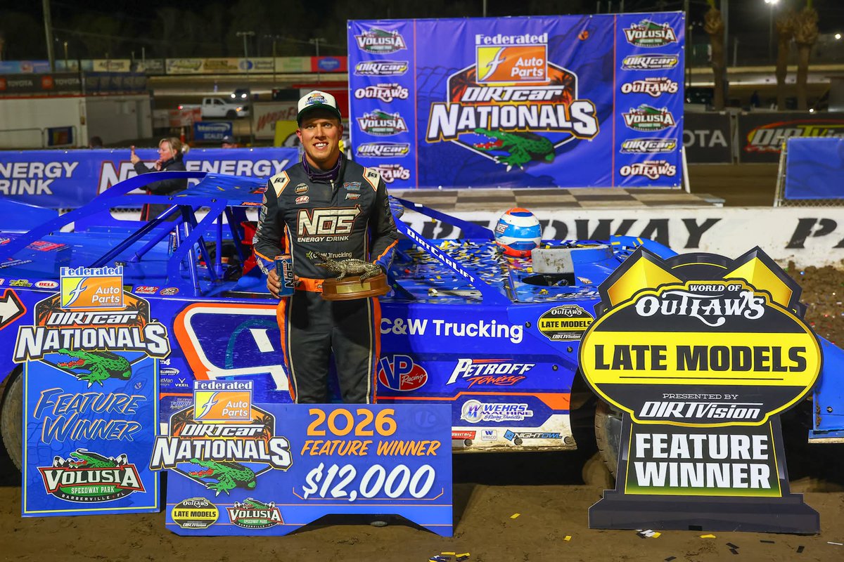 Speaking of back-to-back! Congratulations to Schultz customer <a href="/Nick_Hoffman2/">Nick Hoffman</a> on two straight <a href="/WoOLateModels/">World of Outlaws Late Models</a> at <a href="/VolusiaSpeedway/">Volusia Speedway Park</a>

📸 credit Paul Arch &amp; Josh James