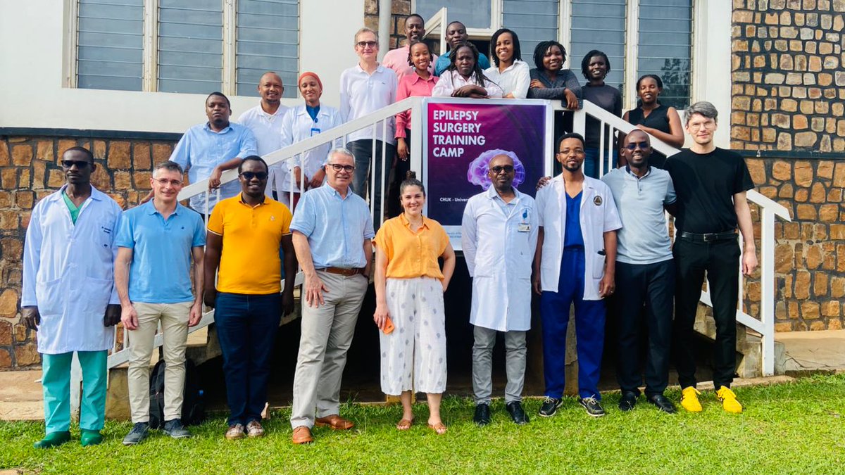 HospitalChuk's tweet image. The last scheduled Drug-resistant #Epilepsy Patient was today operated successfully at #CHUK by a team of local and int'l Neurosurgeons. The intensive week-long Epilepsy Surgery Training saw 7 Cases treated for the first time in #Rwanda, thanks to  @hospitaldelmar &amp;amp; @RwandaHealth