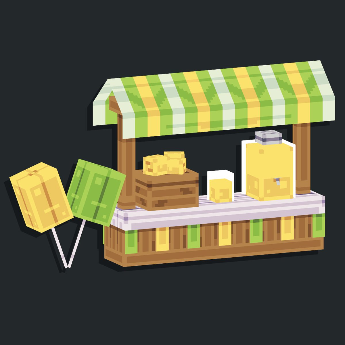 Lemonade Stand 🍋
#Blockbench #Minecraft