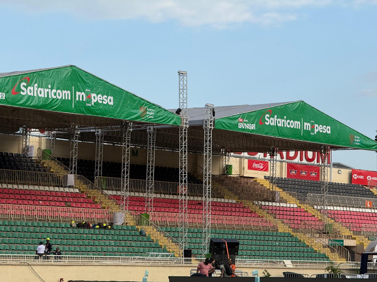 smusyoka's tweet image. There’s a shade this weekend at rugby courtesy of M-PESA… first come first served in terms of sitting.