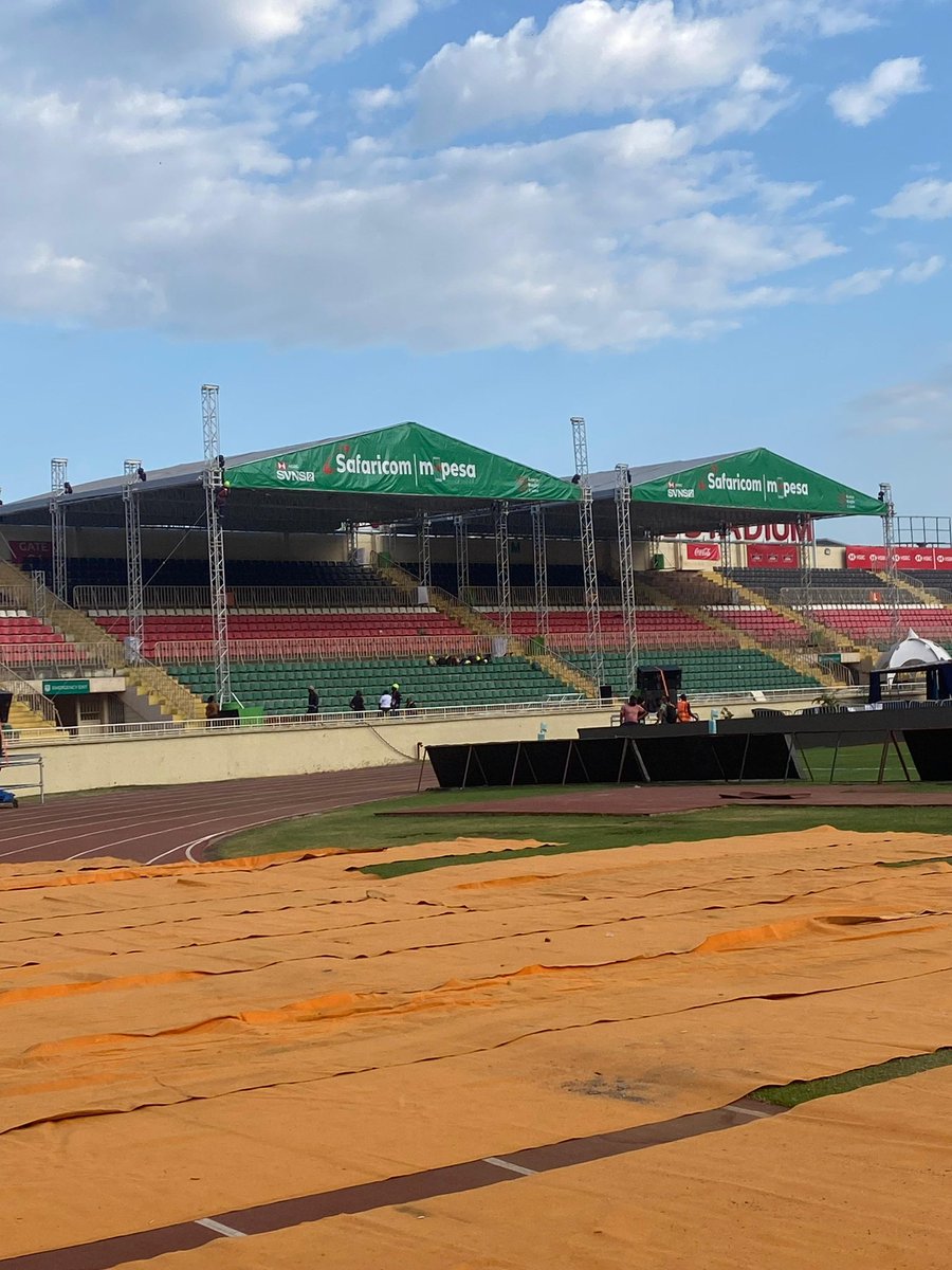 smusyoka's tweet image. There’s a shade this weekend at rugby courtesy of M-PESA… first come first served in terms of sitting.