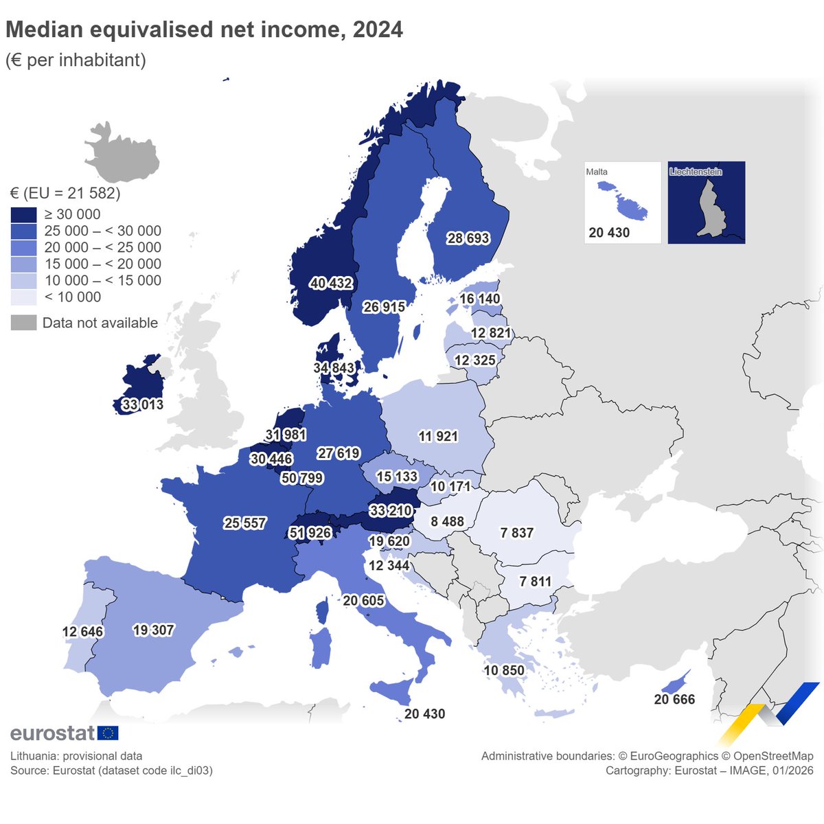 MyriaCouva's tweet photo. Gdp per region and net income per country in Europe https://t.co/mwsAosdZN1
