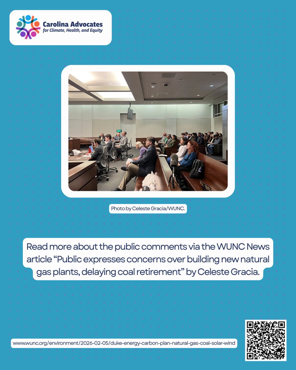 Carolina Advocates for Climate, Health, and Equity tweet media