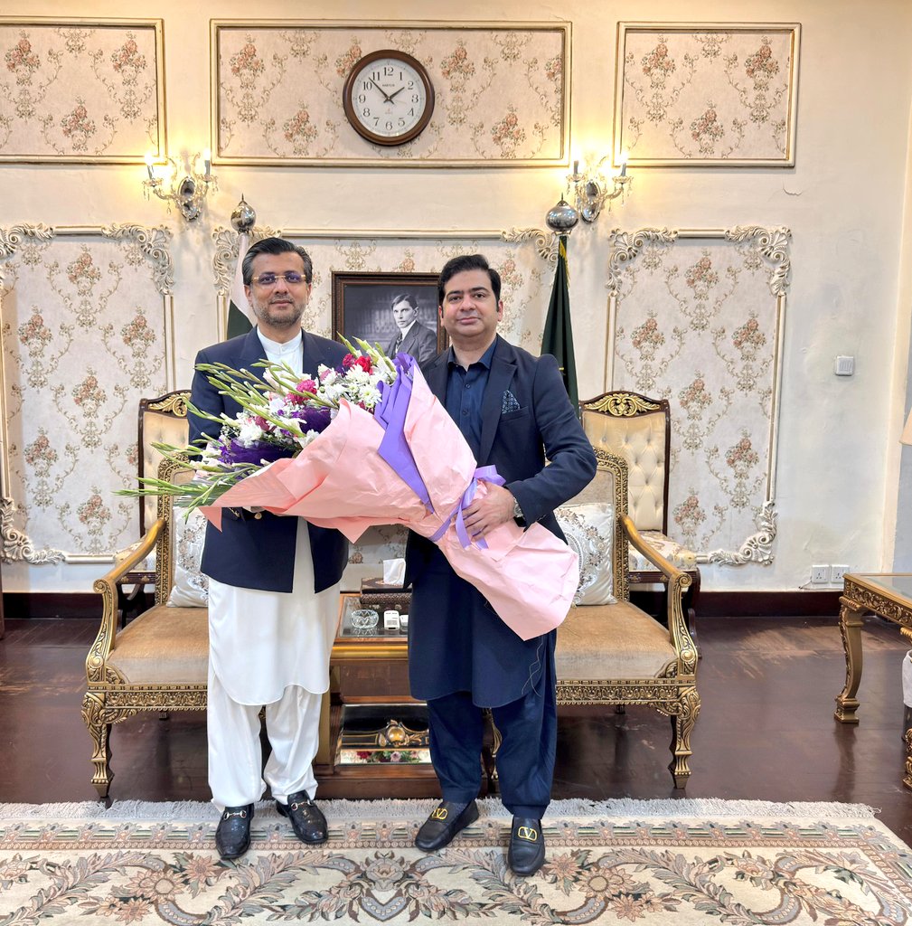 مشیر وزیر اعلیٰ پنجاب علی ڈار برائے آرٹیفیشل انٹیلیجنس و اسپیشل انیشی ایٹیو سے ملاقات