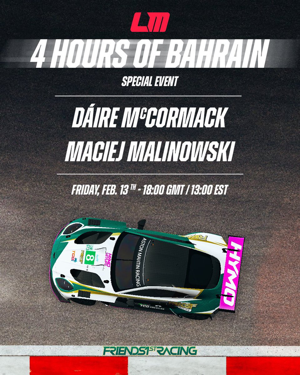 Friends 1st Racing tweet media