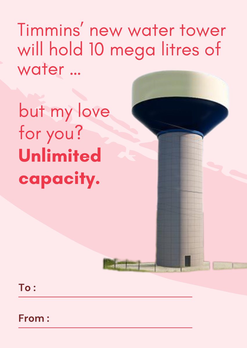 CityOfTimmins's tweet photo. Happy Valentine's Day ... because the real #TimminsAdvantage is YOU! 🥰

#ValentinesDay #Timmins #BetterTogether #CommunityFirst 

@fordnation @Sflecce @GeorgePirieMPP @STLLRgold @CanadaNickel https://t.co/syNFDYr9Ux