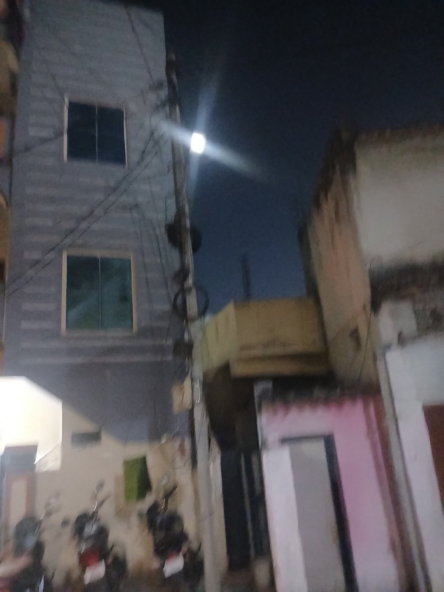 ramulinganolla's tweet photo. Dear ghmc Commissioner iam ramu from nethajinagar more times I complete street light no glowing circle very dangerous please solve the problem action https://t.co/kQYGXu5uDr