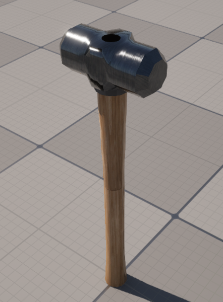 Modelled a Sledgehammer. Other than a few messed up normals, it actually doesn't look half bad.