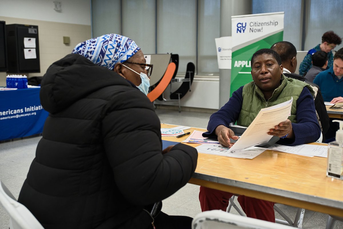 CUNYCitizenship's tweet photo. Last Saturday, 59 permanent residents attended our citizenship event in Queens! Thanks to @NYCCouncil Members @CMBrooksPowers, @CMTyHankerson, @CMLindaLee, and Nantasha Williams for partnering with us. https://t.co/SieBVOt80X