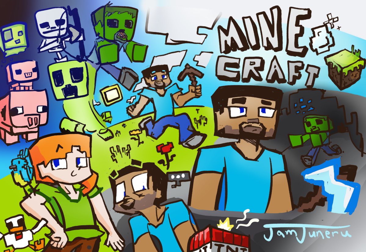 Minecraft Cartoon-ified