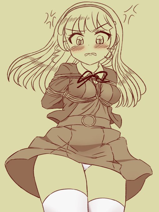 ラブライブ!スーパースター!!のすみれを描きました!
縛られてる時に風が吹くと大変ですよね 