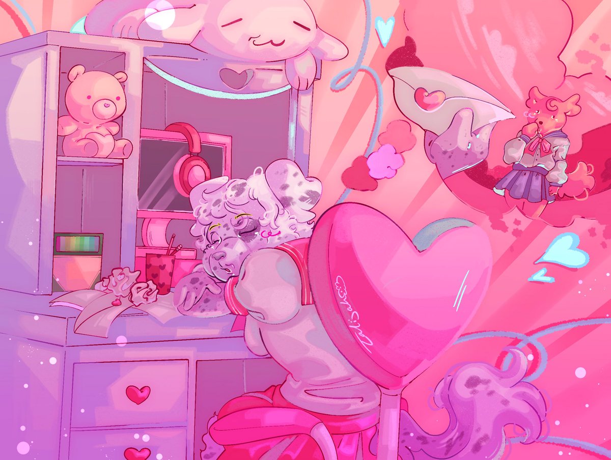 Puppy love 💌 💘

#art #digitalartwork #illustration #painting