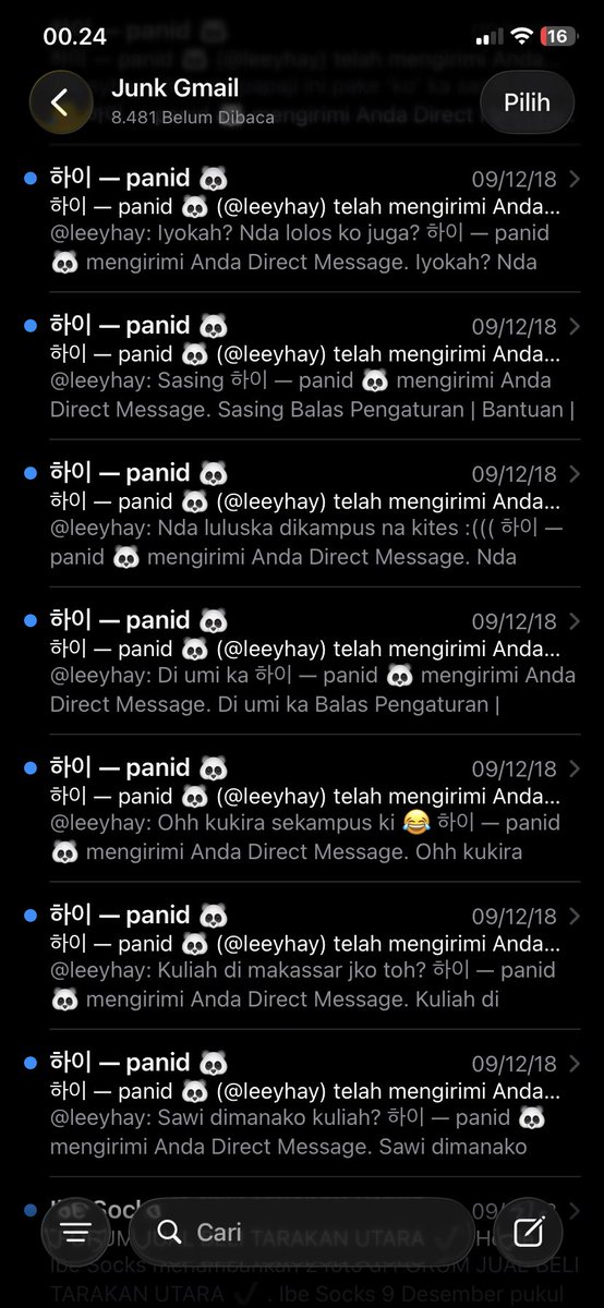 wyunicorn's tweet photo. Lu masih ingat panid gak sih dep? Nama rl nya nadya klo gak salaah ya/? @caveuly 

Ini gua nemu artefak dman twt duluuuu bgt di email aku 🥲 https://t.co/Ykyb5U6KD7