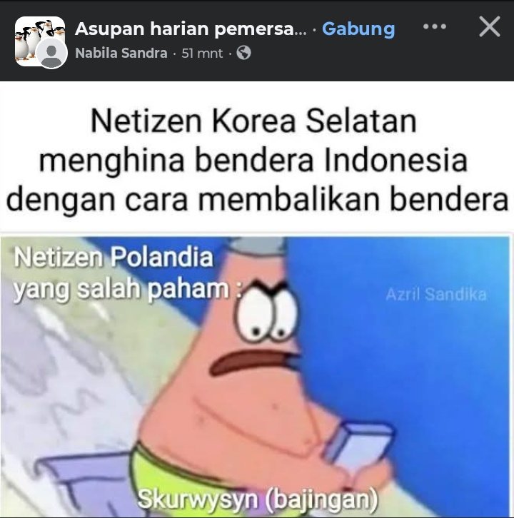 Membalikan bendera Indo bukannya Indonesia yang marah malah Poland yang marah , Poland join the battle 
#SEAblings