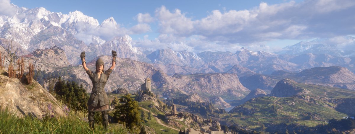 PlayPaxDei's tweet image. Slow down and take in the peaceful landscapes of Pax Dei this chilly Sunday. 🌄
Sometimes the best adventure is simply enjoying the view.
#PaxDei #MMO #GameVibes #VirtualLandscapes #ChillGaming #SundayMood