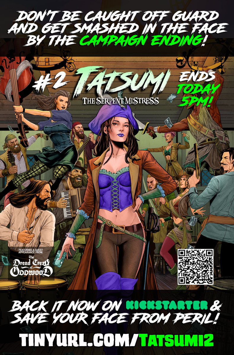 ENDS AT 5PM TODAY: Be careful out there. You never know when a TAVERN BRAWL might erupt. Head on over to the campaign before it's too late! <a href="/Kickstarter/">Kickstarter</a> <a href="/KickstarterRead/">Kickstarter Reads</a> #ProjectsWeLove #PWD
  
kickstarter.com/projects/insym…