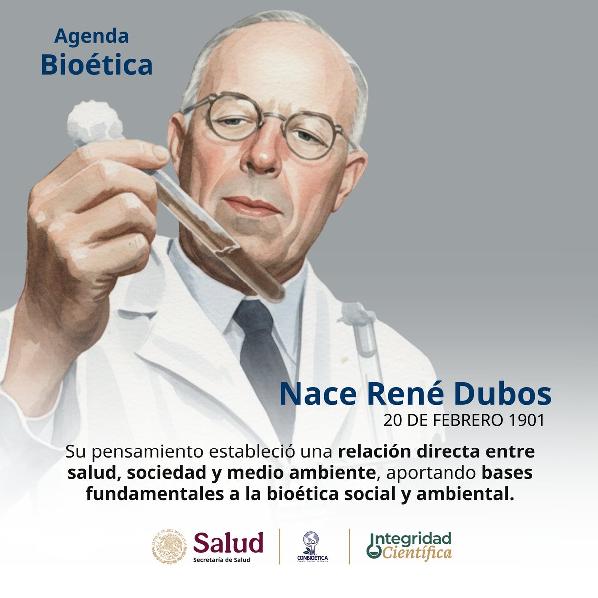 🗓️20 de febrero
🔵Nacimiento de René Dubos