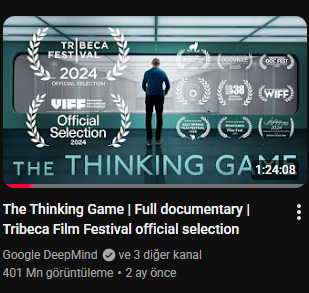 xenit_v0's tweet photo. 2 ayda 400 milyon izlenme.

Google DeepMind belgeseli viral oldu, ödüller aldı.

Ama asıl hikaye bu değil.

400 milyon insan bir belgeseli izliyorsa,

bu artık "teknoloji haberi" değil.

Bu bir toplumsal uyanış.

DeepMind'ın mesajı net:

İnsan zekası artık evrendeki tek "yüksek form" değil.