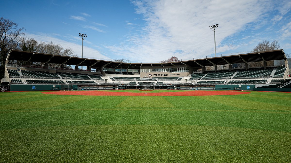 It's a beautiful day for <a href="/BaseballUGA/">Georgia Baseball</a>!

#GoDawgs
