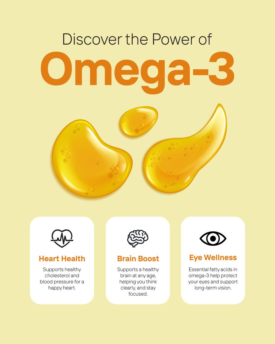 Discover the power of omega-3. From heart health to brain function and long-term eye wellness, these essential fatty acids support your whole-body health every day.