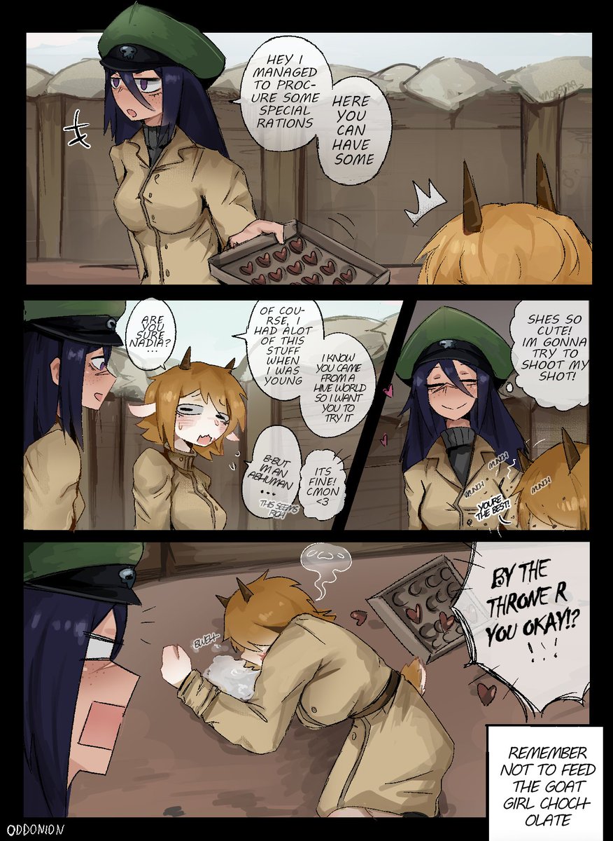 OddOnnion's tweet image. Don't feed the Abhuman Chocolate 
#warhammer40k #warhammer