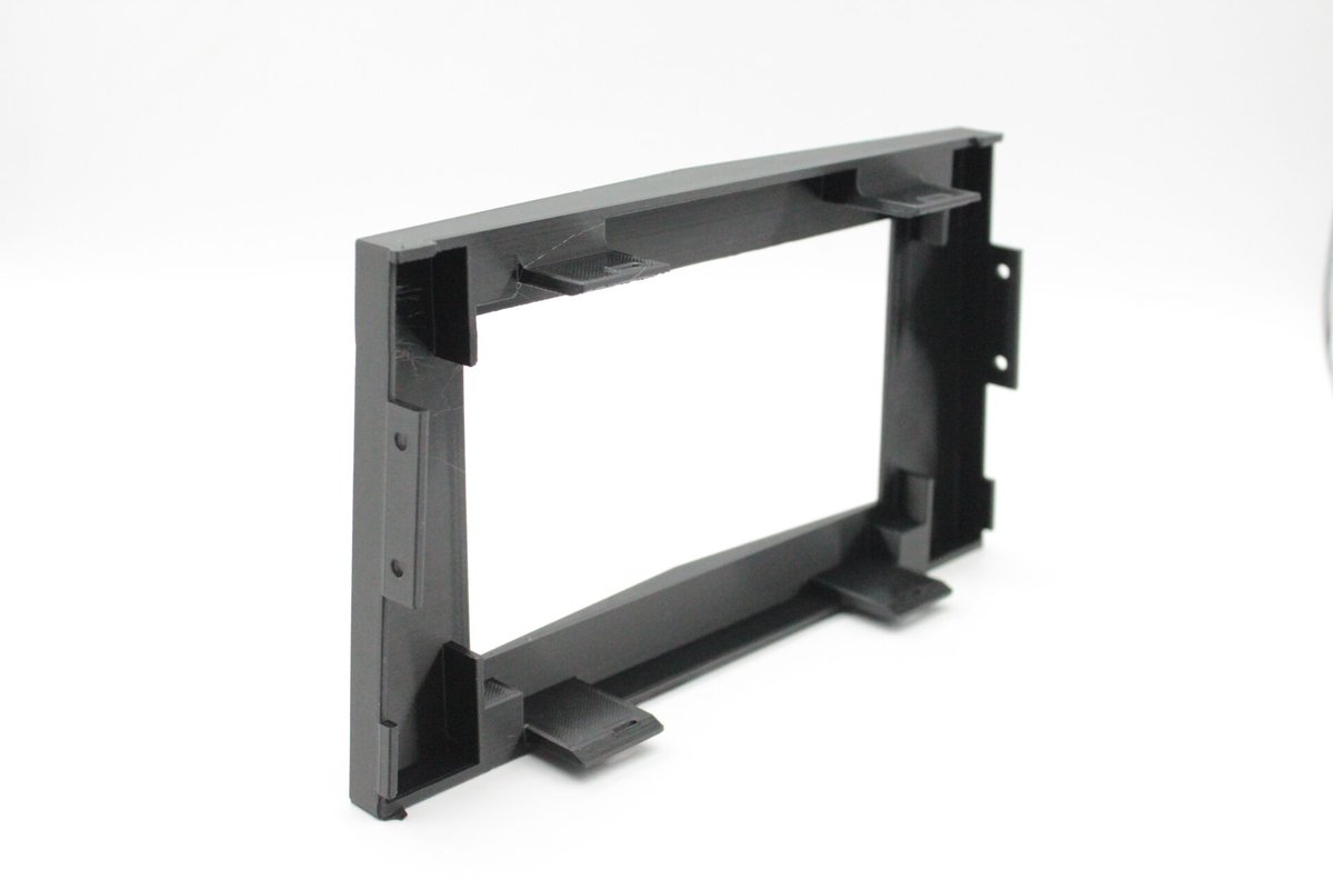 Easy3D2's tweet photo. Cadre de montage pour autoradio de voiture, imprime 3D.

Matiere: PLA Noir Emotion Tech

Imprimante: Prusa i3 MK3S+

Service d'impression 3D en ligne : https://t.co/Ni42AFJEkj

#easy3DCarDIY #MontageParfait #UpgradeTaVoiture #ImprimeTaSolution #PersonnalisationAuto https://t.co/BmEI7T6B34