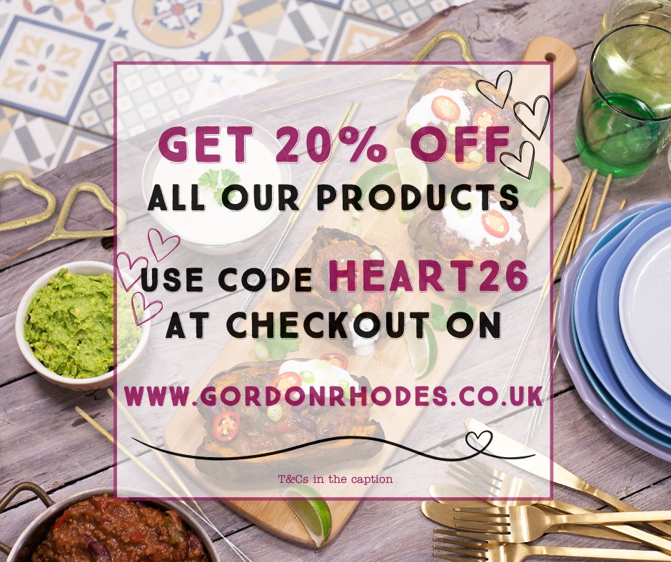 Cosy nights in > crowded restaurants 💘 
 
Get 20% OFF on the Gordon Rhodes website this Valentine’s and let our jolly fine mixes do the wooing. 

Shop now 👉 bit.ly/4kzaTqp  
Ends 11.59pm on 15/02/26. 

#GordonRhodes #ValentinesAtHome
