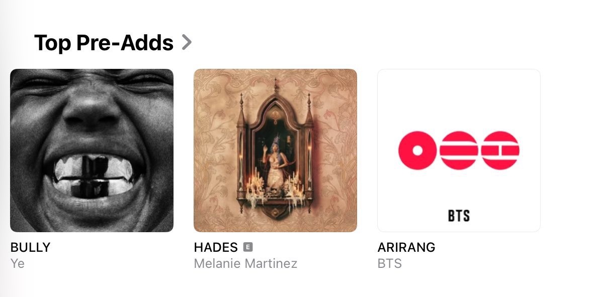 Reminder that even before his album drops,not only does he outstream us on spotify every day,he has more pre saves than us already on Apple Music.
I'm BEGGING y'all to MOVE