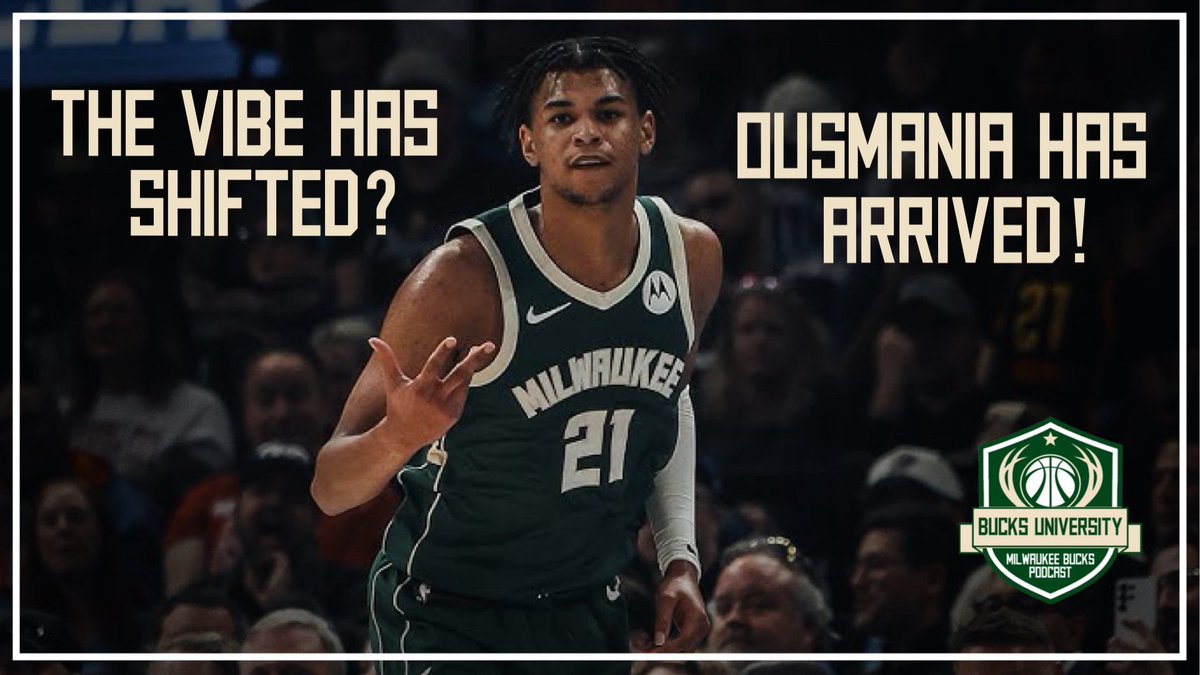 In today's episode, <a href="/nathanmarzion/">Nathan Marzion</a> and <a href="/Bucks_Breakdown/">Bucks Breakdown</a> talk about the recent Bucks vibe shift, the start of Ousmania, and more!

Spotify: tinyurl.com/4fe4rcr5
Apple: tinyurl.com/y35ye5zh
YouTube: tinyurl.com/ykrm25pn